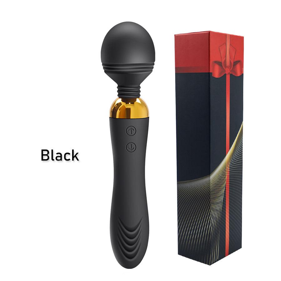 Dual Vibration Leistungsstarker Zauberstab AV Vibrator für Frau G-Punkt Massage Anal Plug Klitoris Stimulieren Erwachsene Sexspielzeug für Frauen Masturbation