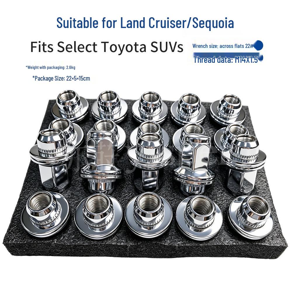 Колесные гайки M14x1.5 для Lexus LX470/LX570, Toyota Tundra и Toyota Sequoia