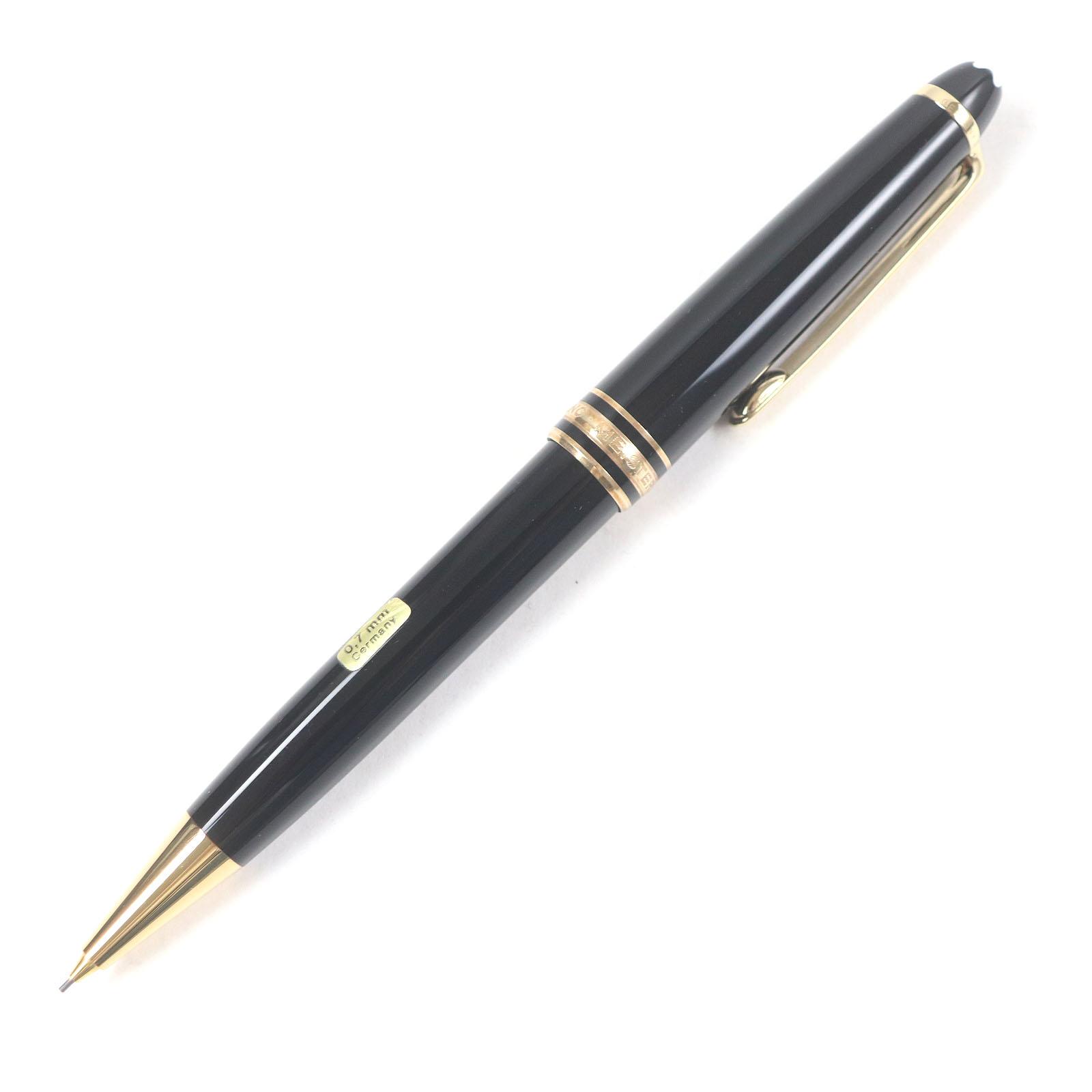 Excellent MONTBLANC mechanical pencil Meisterstck Black gold mens Used
