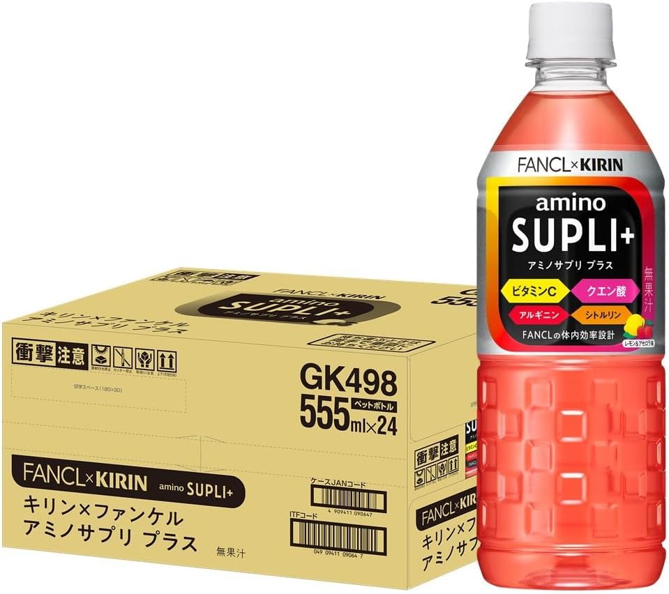

Kirin FANCL Amino Supplement Plus 555 мл x 24 ПЭТ-бутылки Аминокислотный напиток