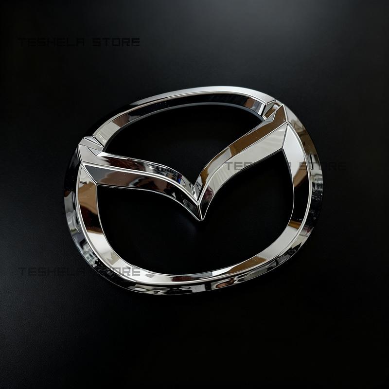 Forfor Mazda3 2014-2015 2016 2024 2025 Car Front Hood Logo Sticker Styling Auto Body Rear Trunk Emblem with Radian Accessories Drzxu77