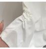Women's Summer 2025 Pleated Lace Bow Short Sleeve T-Shirt