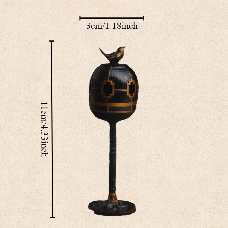 

Китайский креативный сплав курильница украшение антикварная курильница из сандалового дерева чайная церемония украшение для внутренней благовония курильница