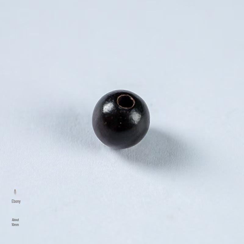 Natürliche Holzperlen: Grünes Sandelholz, Rotes Sandelholz, Ebenholz, Goldener Seidensandelholz, Zypresse - DIY-Zubehör