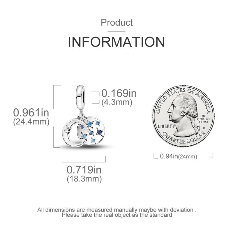 New Starry Sky Collection Charm Bead Charms Bracelets Bead Compatible With Authentic Fine Woman Fine Jewellery Pendant Making Accessories