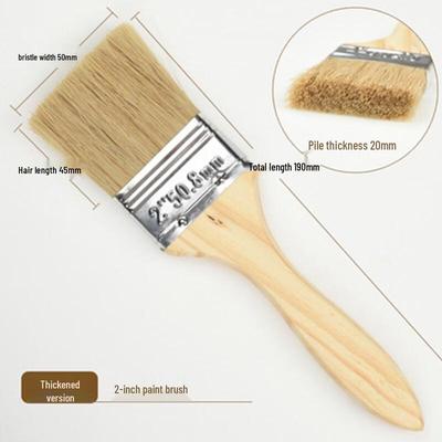Wooden Handle Paint Brush