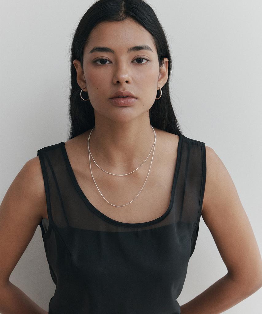 Attica Raw [Silver 925] Hoop Silver Earrings / Eas011