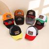 Fashionable Summer Hollow Out Mesh Baseball Cap with Embroidered Sunset Mountain Design, Outdoor Sun Protection Snapback Hat