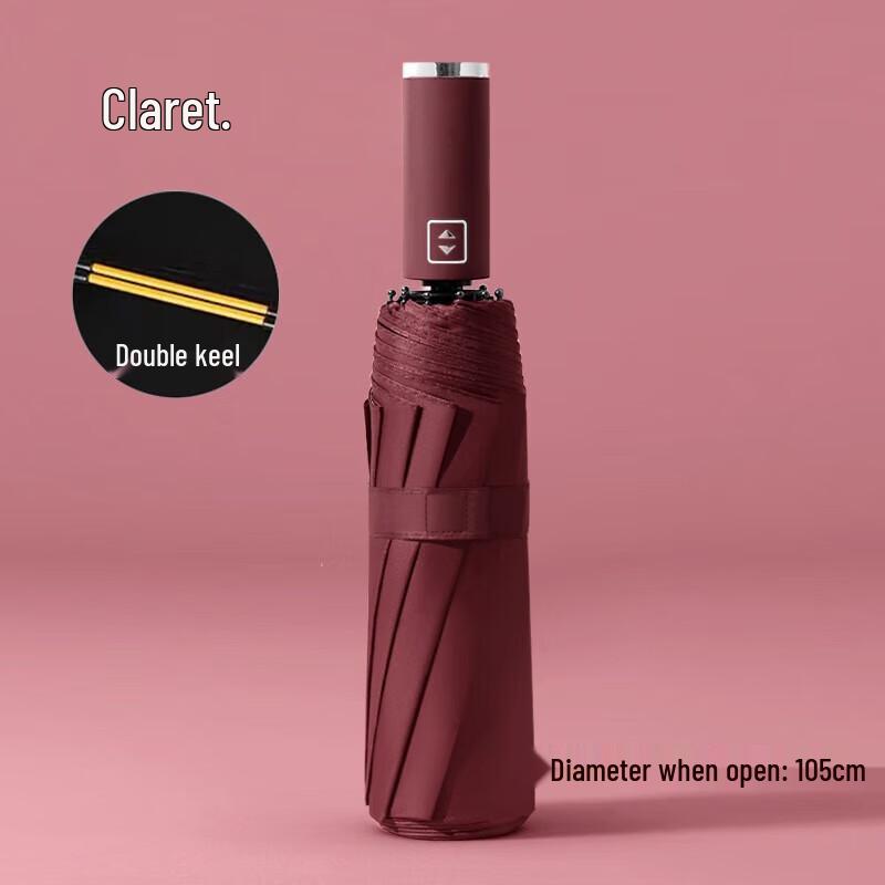 Полностью автоматический 10-реберный УФ-зонт Hongye со светодиодным фонариком