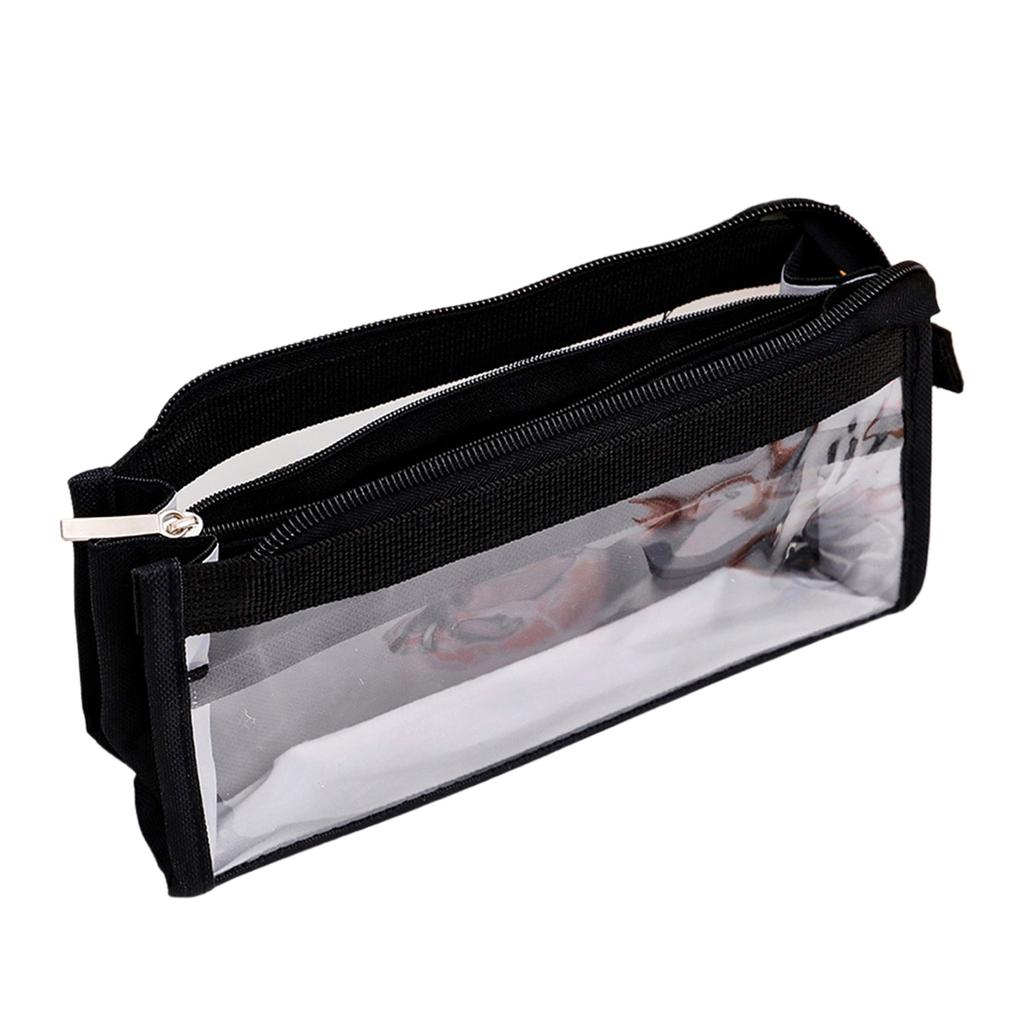 Aesthetic Pen Bag 6-Layer Pen Case Large Capacity Pencil Bag Clear Pencil Case Pencil Box School Office Supplies