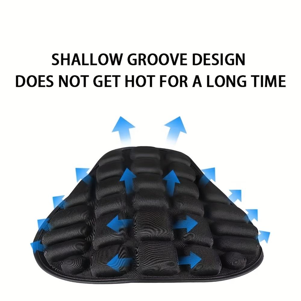 Motorcycle Seat Cushion Black Foam Soft Comfortable Breathable Seat Covers Mats for Motorcycles Electric Bike Accessories