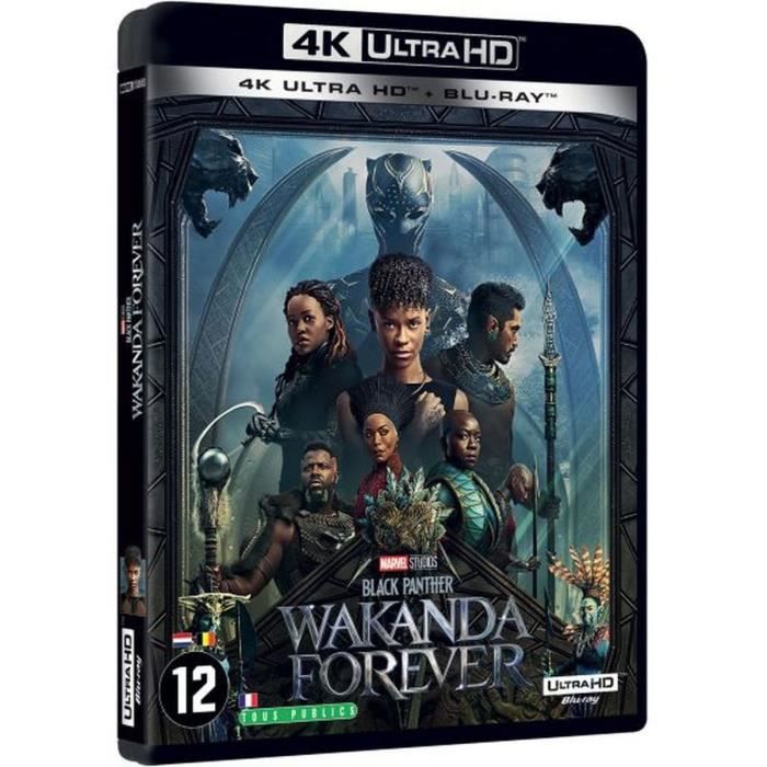 Wakanda forever combo blu-ray 4k + bluray edition française