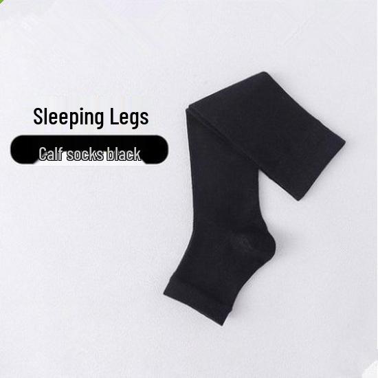 Unisex Thigh-High Compression Socks - Open-Toe, Over-the-Knee Calf Support Socks