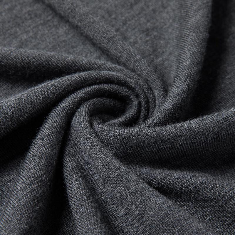 Hengyuanxiang Men's 100% Fine Wool Machine Washable Pullover Sweater