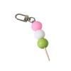 Acrylic Keyring Simulated Meatball String Keychain Food Model Pendant Accessory