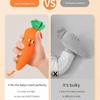 Infant Startle-Reflex Soothing Hand-Grip Toy for Sleep (1Banana, 1Carrot)