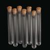 Wedding Favor Gift Tube Storage Containers Laboratory Clear Plastic Test Tubes With Corks Caps