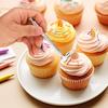4pcs Sprinkles Tool for Cake Decorating, Jewelry Septum Earring Piercing Ball Bead Holder Screw On Grabber Tool Includes Claw Pen Pearl Grabber &