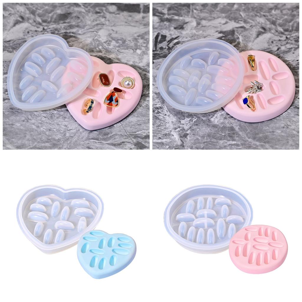 Sturdy Silicone Mold For DIY Jewelry Storage Tray Durable And Flexible Ideal For Craft Enthusiasts And Beginners