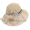 Summer Hat Ladies Sunscreen Hat Elegant Mother Organza Sunshade Hat Sun Hat Bucket Hat