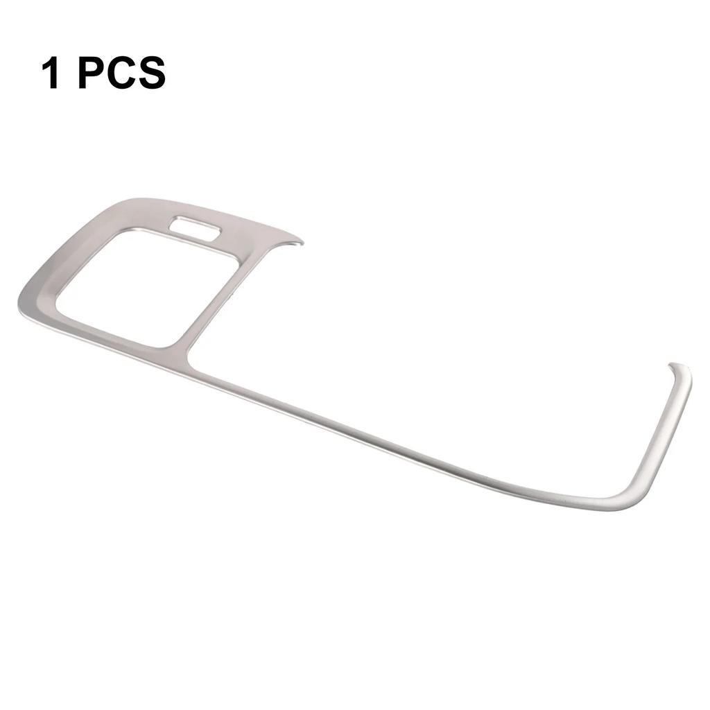 1pcs Stainless-Steel White Navigation Frame-Cover Trim Interior Decor For Volvo For S60 Replacement Installation Parts