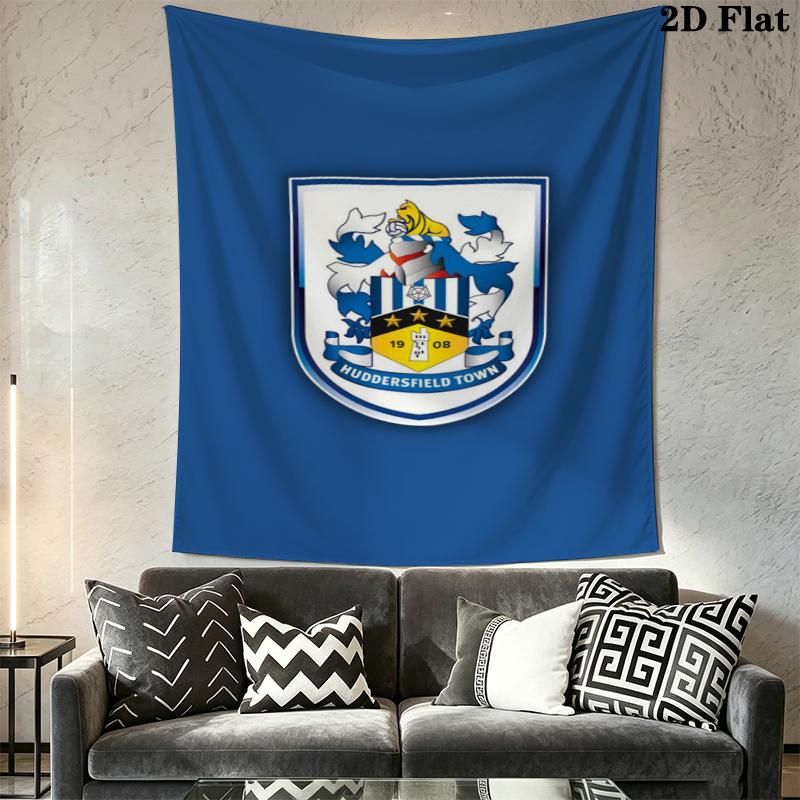 Huddersfield Town Wall Tapestry Aesthetic Wall Hanging Printed Fabric Blanket Decorative Tapestries for Bedroom Living Room Home Decor