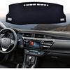 Dashboard Dash Cover Mat For Toyota Corolla 2014 2015 2016 2017 2018 Polyester Fit Toyota Corolla Accessories Dash Cover Black Trim (Corolla