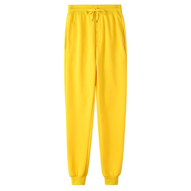 Men's Solid Color Sweatpants Joggers Autumn Winter Casual Loose Slacks Sports Streetwear Gym Sportswear
