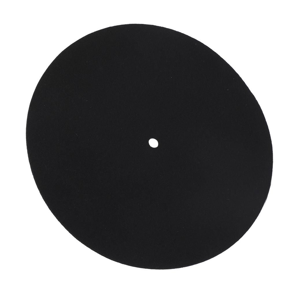 Plattenspieler Slipmat Wollmatte Vibrationsreduzierung Rutschfestigkeit Klangverbesserung Schallplatten-Plattentellerauflage Plattenspieler Wollpad