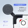 Mobile Phone Holder 360-Degree Rotation Magnetic Car Mount Clip-on Phone Mount Ultra-Stable Shock Absorbing Phone Stand for Safe Driving
