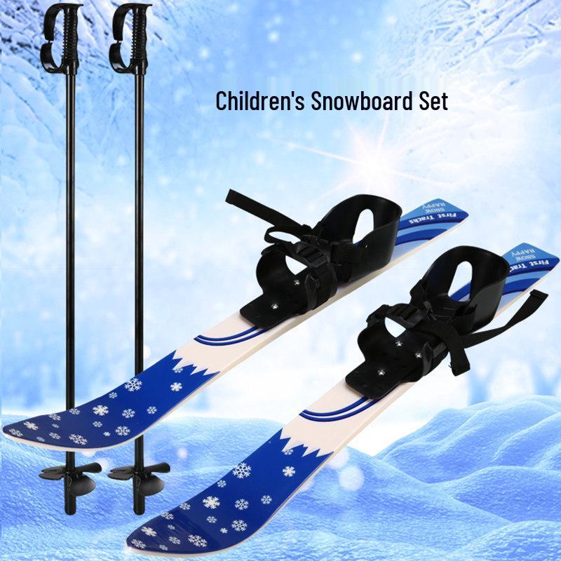Anfänger-Ski-Set für Kinder mit Stöcken - Park Road Outdoor Schlitten- und Ski-Ausrüstung