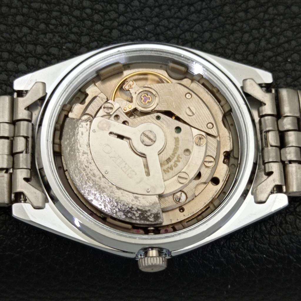 JAPAN VINTAGE REFURBISHED SEIKO AUTOMATIC 6309A MENS GREEN DIAL WATCH a701693-5 R206c-a701693