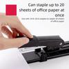 Labor-saving Long Arm Stapler 20 Sheet Capacity Paper Stapler Long Reach Stapler  Binding Supplies