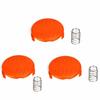 RC 100 P Replacement Spool Cap Spring Fit For Black Decker AFS Trimmer 3 Pcs
