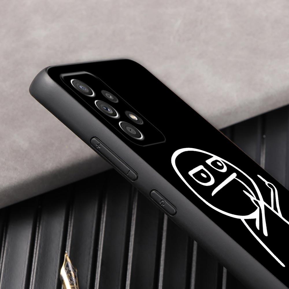 Funny Man Middle Finger Phone Cover Galaxy A53 5G Case For Samsung A54 A52 A52S A51 A71 A73 A72 A41 A42 A91 A32 A33 Black Cases
