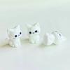 12Pcs Cute Cat Series Resin Decorations Diy Craft 3D Charms Cartoon Charms  Scrapbooking Accessories