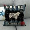 Farm Animals: Cows Sheep Pigs Chickens Digital Printing Short Plush Pillow Covers For Car Sofa Office Cushion Cover Home Goods