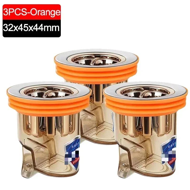 Schwerkraftinduktions-Bodenablaufkern WC Deodorant Geruchshemmend Kein Geruch Badezimmer WC Kanalisation Duschablauf für Badewanne Küche