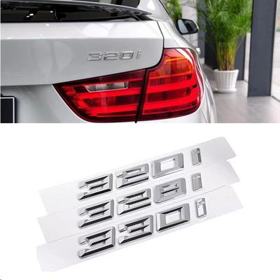 Neu 2018-2027 318i 320i 325i 330i 335i Kofferraum Heckklappe Emblem Buchstaben Abzeichen Auto Logo Für 3er G20 G21 Chrom Silber Schwarz