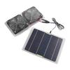 Solar Panel Powered Fan 2 Fans 100W 20V Green Energy Portable Convenient Mini Ventilator for Dog Pet House Greenhouse RV