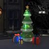 VidaXL Inflatable Christmas Tree with LED Christmas Tree Decoration Ornament Christmas Garden Patio Terrace Backyard 331433
