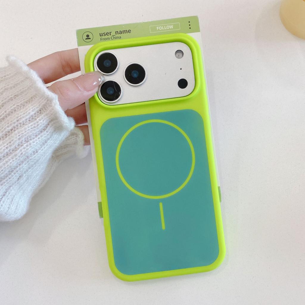 Applicable To Apple 17ProMax Official Liquid Thin Ring Magnetic Mobile Phone Case iPhone16 Silicone Anti-drop Protective Case