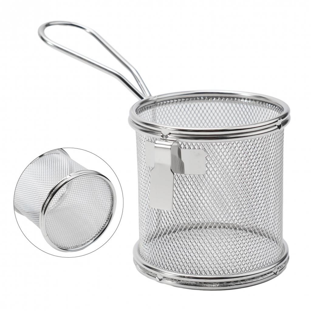Stainless Steel Strainer Hotpot Filter Colander Silver Stainless Steel