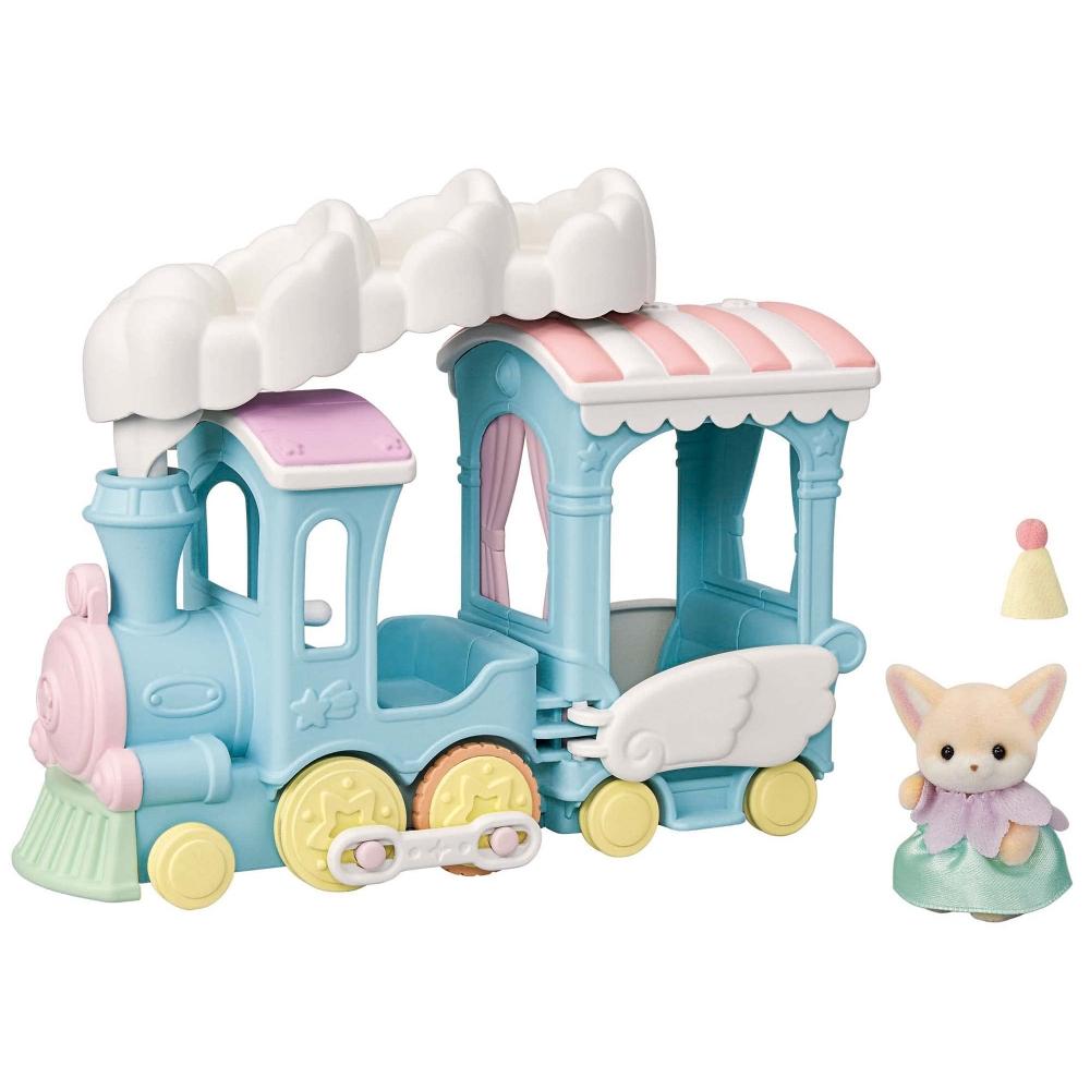 Sylvanian Families Freizeitpark-Attraktion [Fluffy Cloud Parade Eisenbahn-Set]