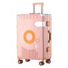 20-Inch Aluminum Frame Trolley Suitcase with Universal Wheels - Large Capacity Carry-On Luggage