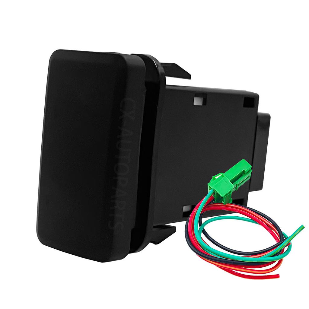 12V Winch Power Green Blue Button Switch Car LED Light Bar Compressor Aux ON OFF For Toyota Tacoma FJ Cruiser Highlande Hilux
