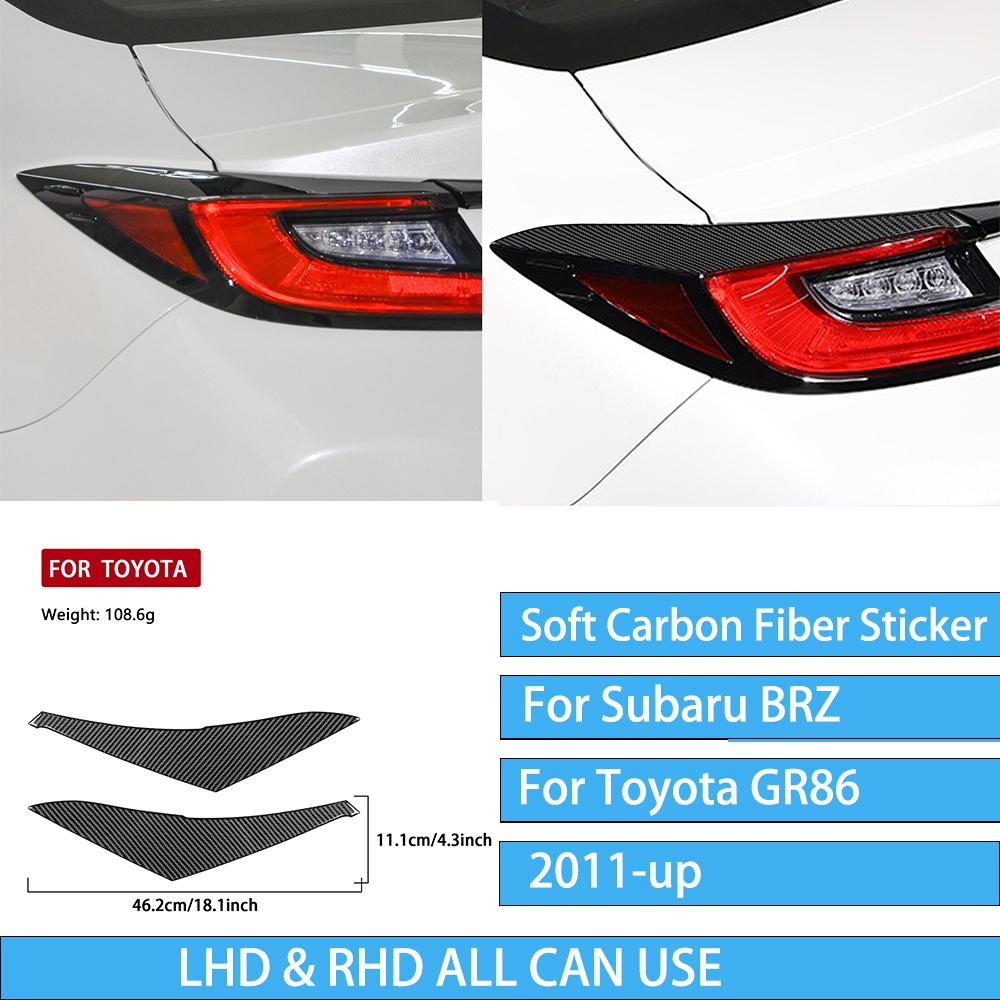 For Subaru BRZ/ For Toyota GR86 -up Carbon Fiber Decal Car Center Console Shift Panel Interior Decorative Stickers