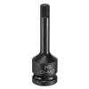 4/5/6/7/8/9mm Hex Impact Bit Socket H4-H9 CR-MO Steel Impact Drive Hex Bit Sockets Lengthen Hex Screwdriver Socket Adapter