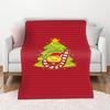 3D-Flanell-Überwurfdecke mit weihnachtlichem Thema, weich, leicht, warm, für Wohnzimmer, Schlafzimmer, Bett, Sofa, Couch, Kinder und Erwachsene, Geschenke