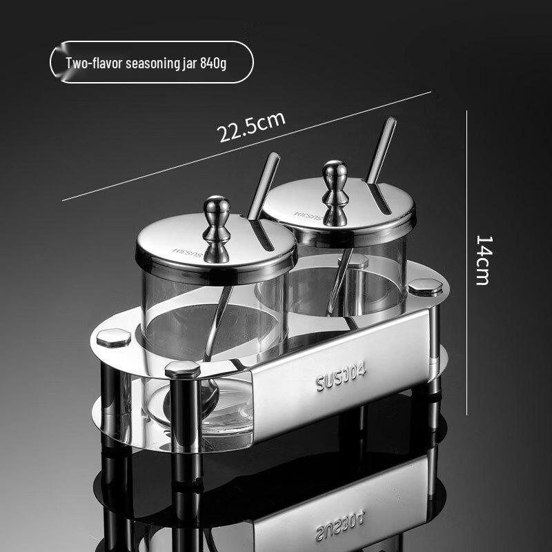 

Qianxing 304 Stainless Steel Seasoning Jar Set